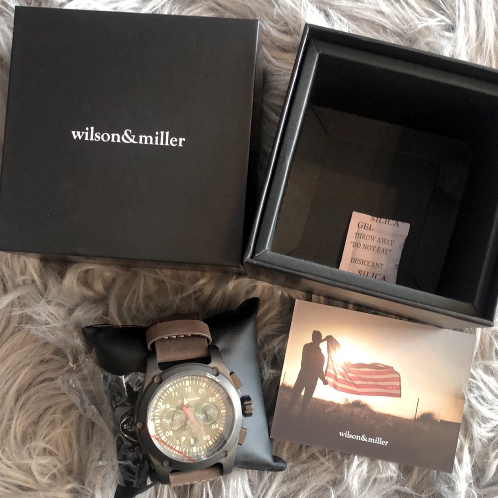 Wilson and Miller Mens Watch. New never used.